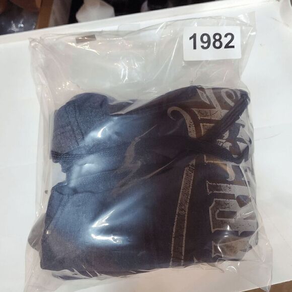 Harley-Davidson Hoodie Women Small Blue Fleece Lined V Neck Drawstring Pullover - Picture 10 of 10